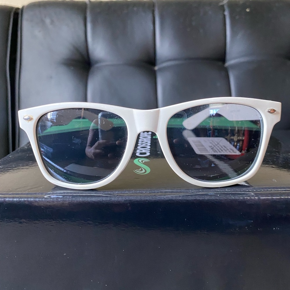 White Blues Brothers Style Sunnies